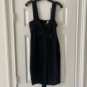 Stella McCartney Black Mini Dress with Bow Detail